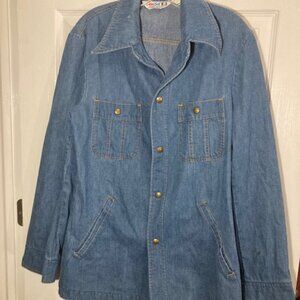 Vintage 70's- Lee Set- Chore Jean Jacket -Size M/L